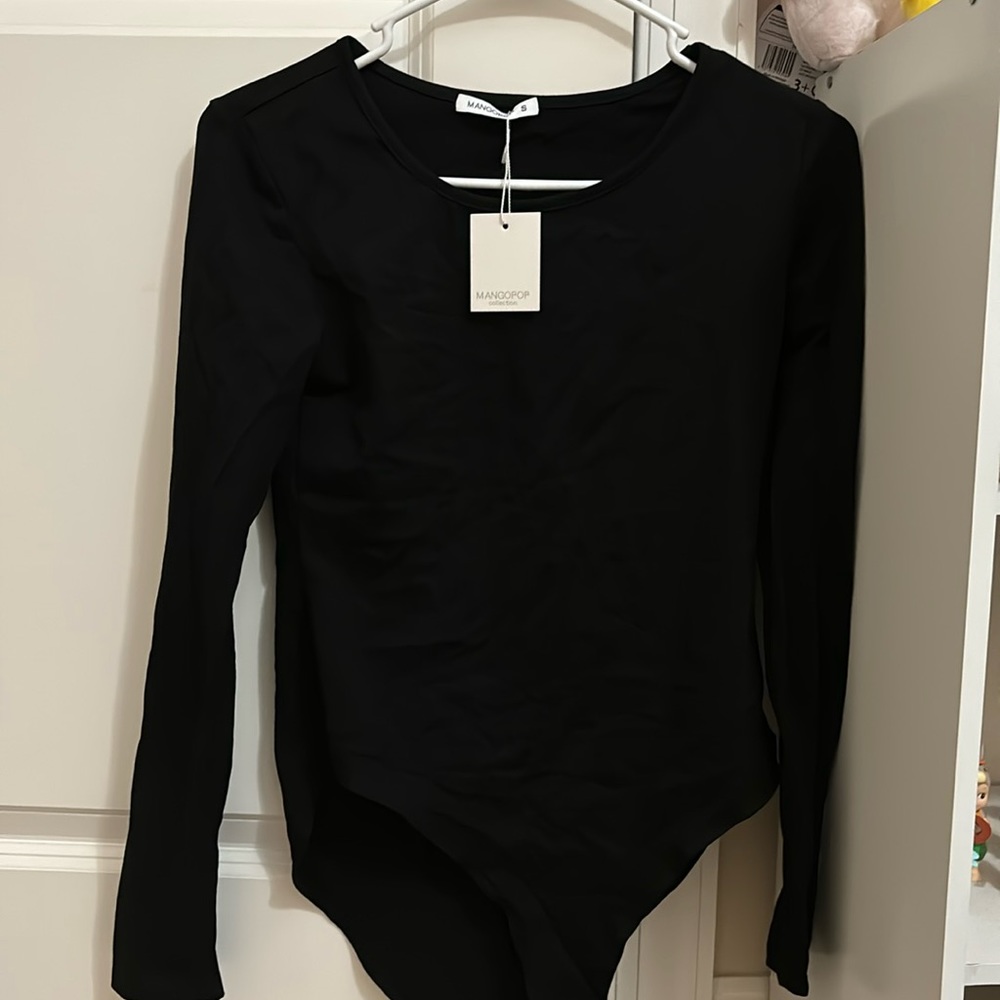 Black Long Sleeve Bodysuit